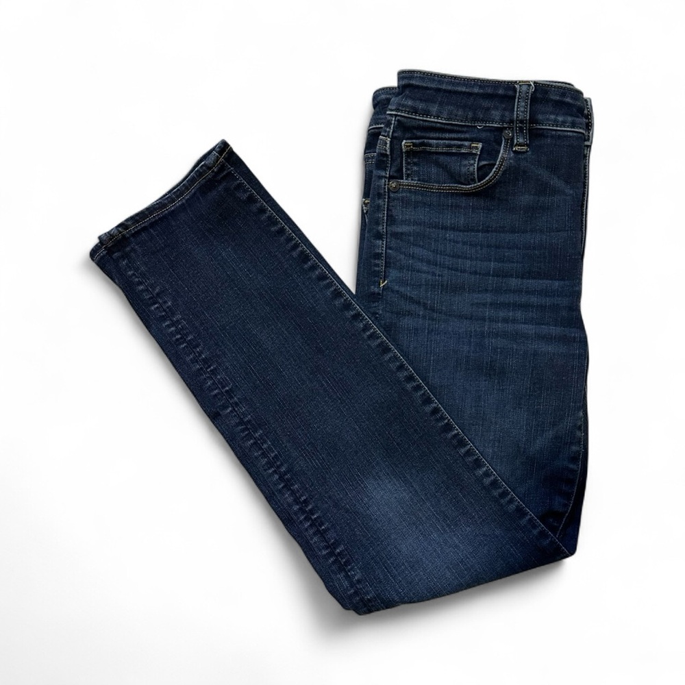 American Eagle Women's Dark Blue Skinny Jeans - Picture 4 of 7